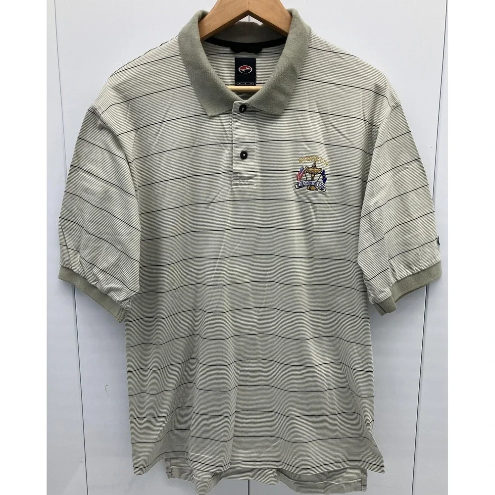 Nike Tiger Woods Polo Shirt Mens Medium Ryder Cup The Country Club Brookline‎